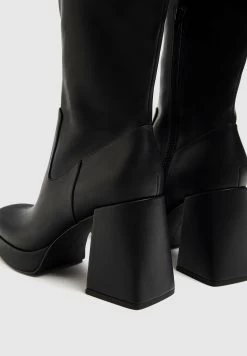 PULL & BEAR Laarzen Met Hoge Hak - Black -PULL BEAR Winkel 531e99000ebd4086b850313000eeb4af
