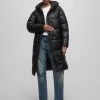 PULL & BEAR Winterjas - Mottled Black
