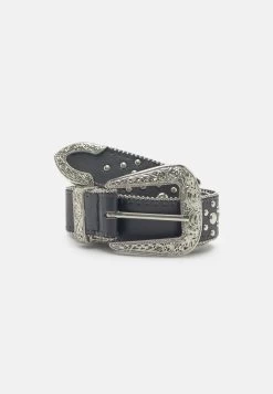 PULL & BEAR Cowboy Buckle - Riem - Black -PULL BEAR Winkel 542f8588e5de47a7a480583b9695f3f6