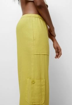 PULL & BEAR Loose-Fitting- Broek - Yellow -PULL BEAR Winkel 548d3b6393704a91af0c041741a43026