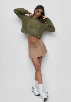 PULL & BEAR Trui - Dark Green -PULL BEAR Winkel 54d432c83c4442ca9dd5b531a837abcc