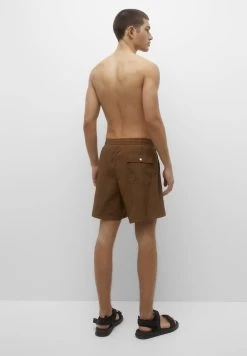 PULL & BEAR Basic With Elastic Waistband - Zwemshorts - Brown -PULL BEAR Winkel 54f6575609c9452a9e203f7b0379ddd8