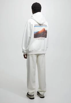 PULL & BEAR Hokusai Mountain- Hoodie - Off White -PULL BEAR Winkel 54fcf6f84abb4767b32c96467d77fcf7
