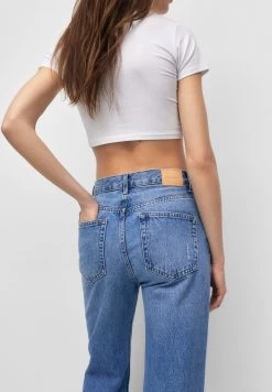PULL & BEAR Straight Leg Jeans - Blue -PULL BEAR Winkel 553fb7c0ed354b46872242223d0737f4