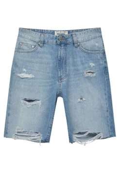 PULL & BEAR Ripped Bermuda- Jeansshort - Blue 15 PULL & BEAR Ripped Bermuda- Jeansshort - Blue -PULL BEAR Winkel 55496c83eda04cbcbe62f5b87705f4b9