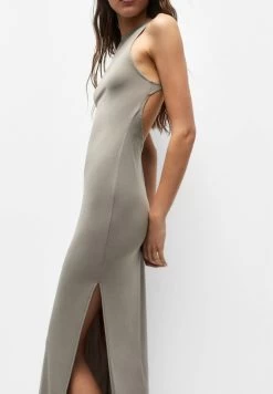 PULL & BEAR Sleeveless Cut-Out - Maxi-Jurk - Ochre -PULL BEAR Winkel 57136830bf48459ba8a62e803529fef8