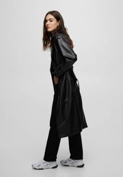 PULL & BEAR Trenchcoat - Mottled Black 13 PULL & BEAR Trenchcoat - Mottled Black -PULL BEAR Winkel 579f90ae7179469f90e95c8f6cc10bdc