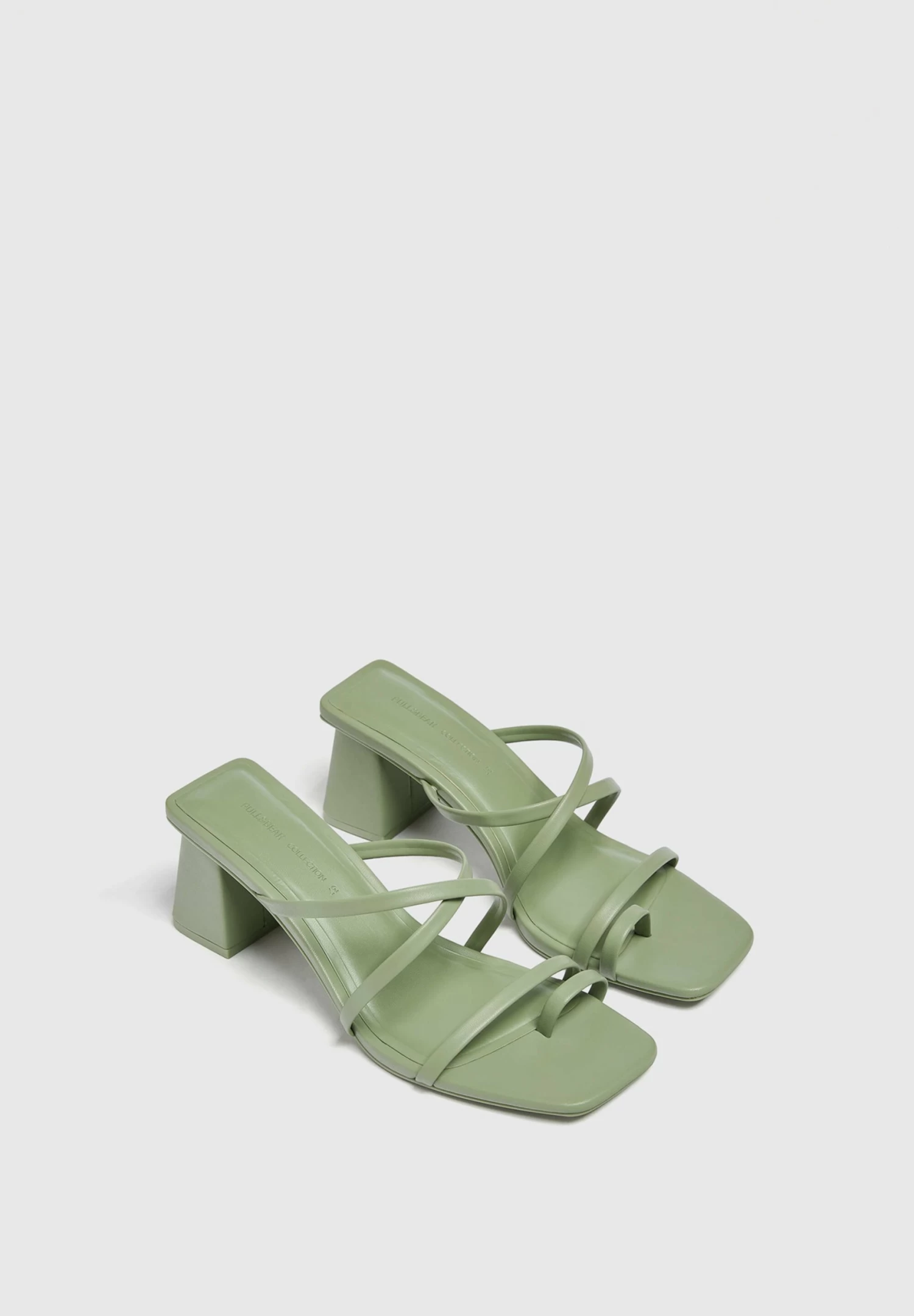 PULL & BEAR With Straps - Sandalen - Green 3 PULL & BEAR With Straps - Sandalen - Green - Afbeelding 3