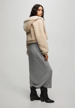 PULL & BEAR Teddy - Jas - Mottled Beige -PULL BEAR Winkel 5b262e89beec441a9220de50a62dd949