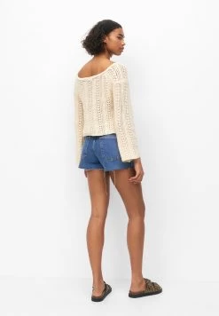 PULL & BEAR Open With Drawstrings - Trui - Sand -PULL BEAR Winkel 5c8db369c83843ecbb38a560f2dd9d46