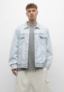 PULL & BEAR Basic Comfort Fit- Spijkerjas - Stone Blue Denim