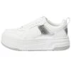 PULL & BEAR Sneakers Laag - Silver Coloured
