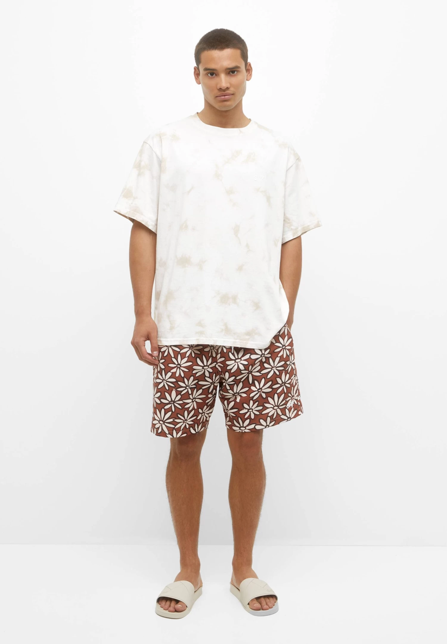 PULL & BEAR Daisy - Zwemshorts - Brown 2 PULL & BEAR Daisy - Zwemshorts - Brown - Afbeelding 2