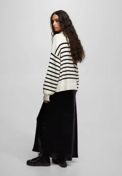 PULL & BEAR Striped With Buttons - Trui - Mottled Beige 9 PULL & BEAR Striped With Buttons - Trui - Mottled Beige -PULL BEAR Winkel 61cb97105a704d04a64d0629c8c81bee