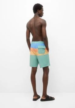 PULL & BEAR With Colourful Stripes - Zwemshorts - Green -PULL BEAR Winkel 626e4c79b73844bfa1304a4f2ad7660f