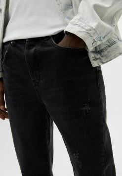PULL & BEAR Carrot - Jeans Tapered Fit - Mottled Black -PULL BEAR Winkel 635d85e7d8bd403aa37724d2f0b3cf4b