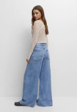 PULL & BEAR Short Open-Knit - Trui - Beige -PULL BEAR Winkel 654c25c84d534e269c59f6a8026ba09c