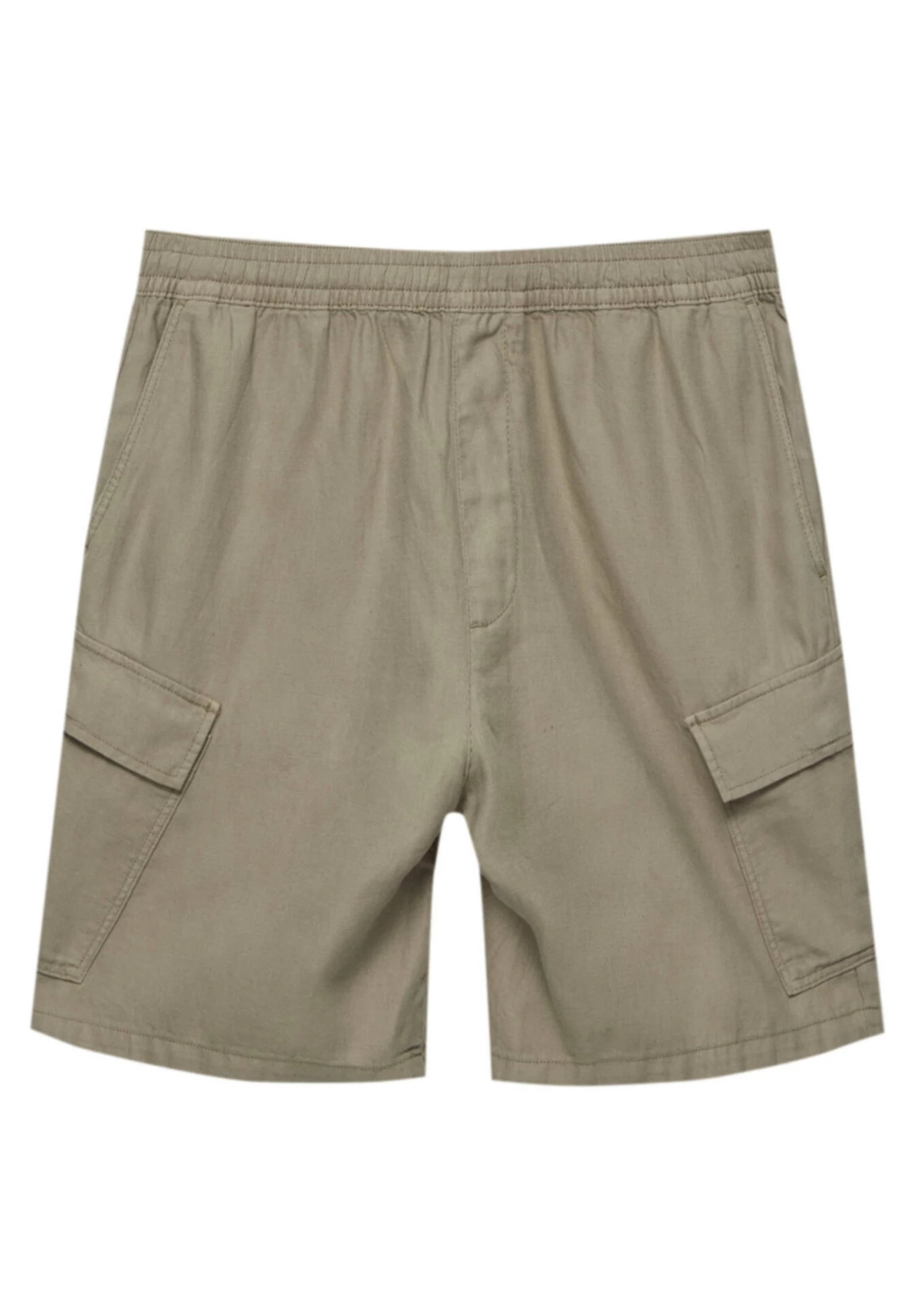 PULL & BEAR Rustic Bermuda- Shorts - Khaki 6 PULL & BEAR Rustic Bermuda- Shorts - Khaki - Afbeelding 6