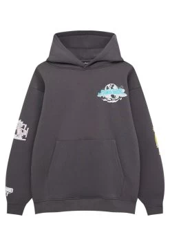 PULL & BEAR Rick & Morty - Hoodie - Grey -PULL BEAR Winkel 65c0695a525c4f3ebf3d3f296cb8e733