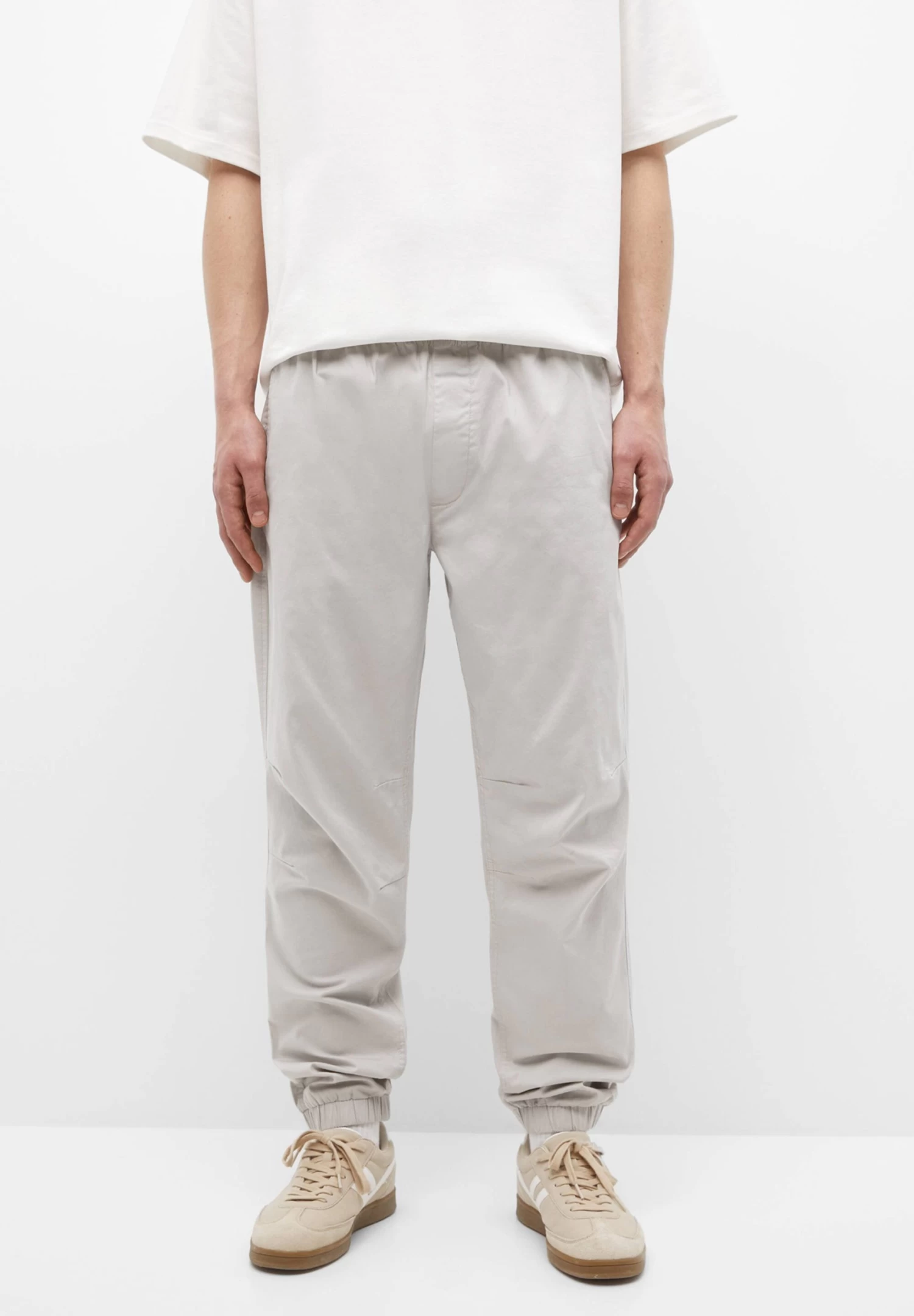 PULL & BEAR Basic - Trainingsbroek - Light Grey 1 PULL & BEAR Basic - Trainingsbroek - Light Grey