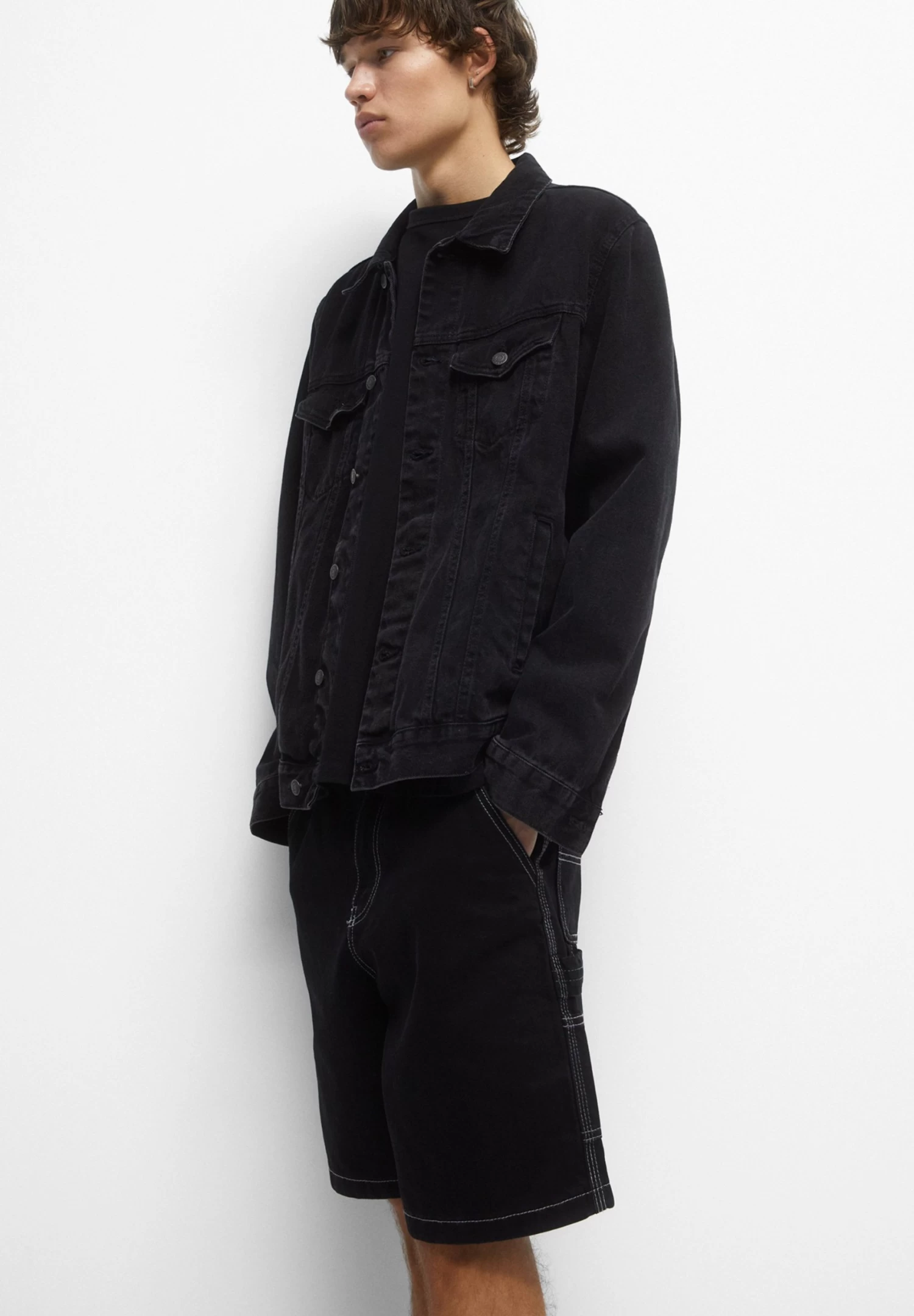 PULL & BEAR Spijkerjas - Black 5 PULL & BEAR Spijkerjas - Black - Afbeelding 5