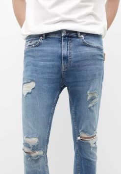PULL & BEAR Ripped Carrot Fit - Slim Fit Jeans - Blue Denim 9 PULL & BEAR Ripped Carrot Fit - Slim Fit Jeans - Blue Denim -PULL BEAR Winkel 66fe4df310ec4568919c9a9679554b4a