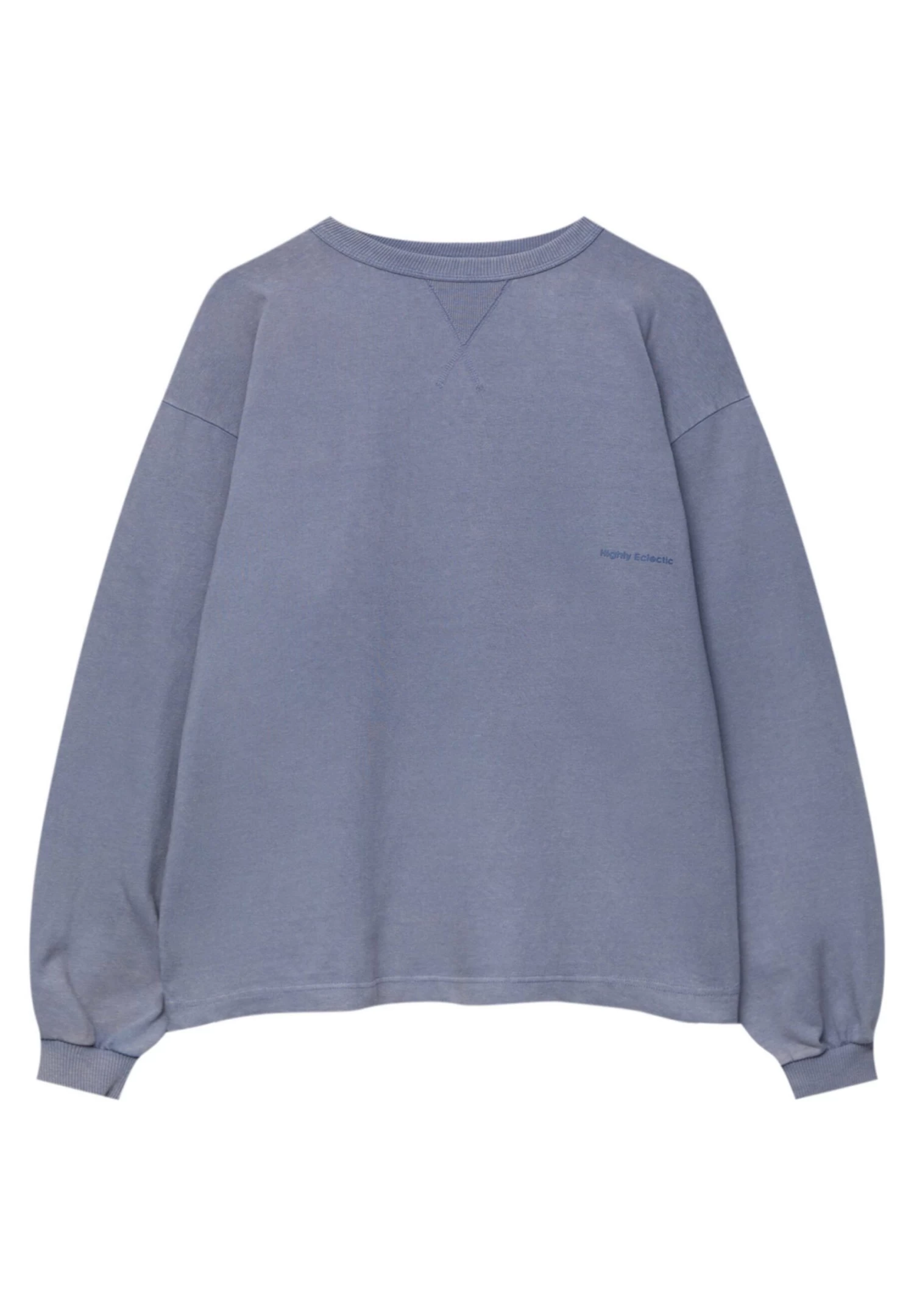 PULL & BEAR Faded With Graphic - Sweater - Blue 6 PULL & BEAR Faded With Graphic - Sweater - Blue - Afbeelding 6