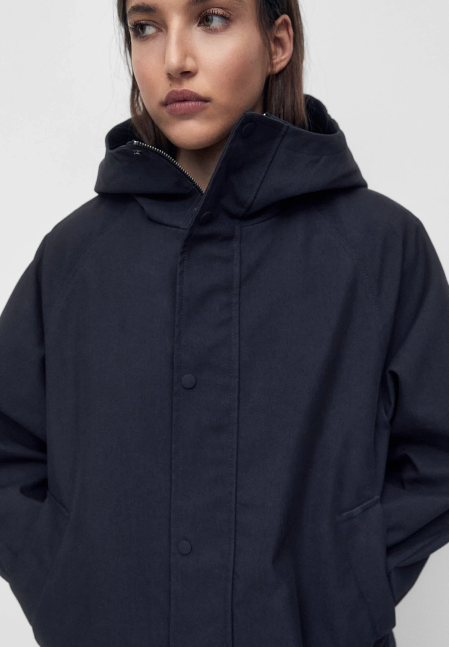PULL & BEAR Parka - Dark Blue 4 PULL & BEAR Parka - Dark Blue - Afbeelding 4