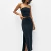 PULL & BEAR Basic-Midi - Kokerrok - Black