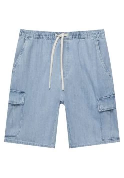 PULL & BEAR Waistband - Jeansshort - Stone Blue Denim -PULL BEAR Winkel 6b3406922dce4e16b299611bd9f6b745
