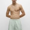 PULL & BEAR Basic With Elastic Waistband - Zwemshorts - Light Green