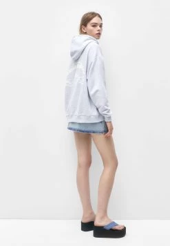 PULL & BEAR Morning Admirers - Hoodie - Light Grey -PULL BEAR Winkel 6b50372ecce9429d9f19e29cc1875156