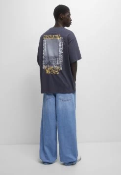 PULL & BEAR Short Sleeve Stwd - T-Shirt Print - Dark Grey -PULL BEAR Winkel 6b509ff89f3a44a4a9c2939cc8b12bb6