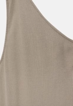 PULL & BEAR Short Asymmetric - Gebreide Jurk - Grey -PULL BEAR Winkel 6cf82b8db62344209adb2bbbf887b010