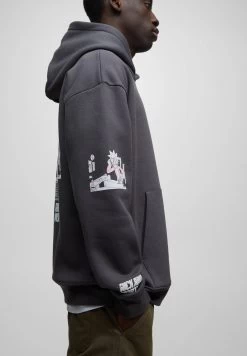 PULL & BEAR Rick & Morty - Hoodie - Grey -PULL BEAR Winkel 6d612ae380c24b9f9bec32a742788de5