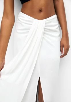 PULL & BEAR Maxirok - White -PULL BEAR Winkel 6ea4a0e0c0fa403fb639047e204dda72