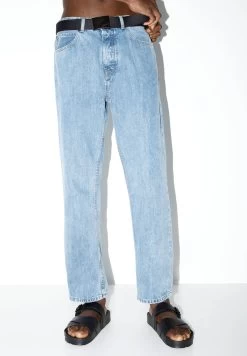 PULL & BEAR Straight Leg Jeans - Blue Denim -PULL BEAR Winkel 6ec38b70c7a2406e854493fc6fd33a90