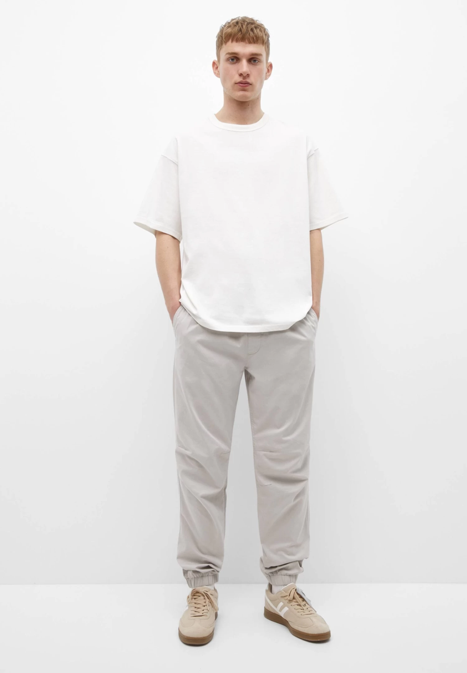 PULL & BEAR Basic - Trainingsbroek - Light Grey 2 PULL & BEAR Basic - Trainingsbroek - Light Grey - Afbeelding 2