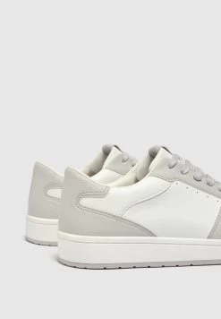 PULL & BEAR Casual Contrast- Sneakers Laag - Grey -PULL BEAR Winkel 7094eeb6e4ef4556a8cc494ceec5ce2a
