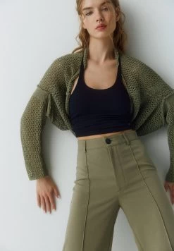 PULL & BEAR With Seam Detail - Broek - Khaki -PULL BEAR Winkel 710ca7f70e88485e80801bfcd6993fe1