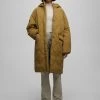 PULL & BEAR Long - Winterjas - Musturd Yellow