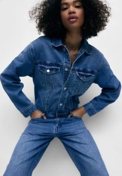 PULL & BEAR Long Sleeve- Jumpsuit - Blue Denim -PULL BEAR Winkel 71dc567d63e84b74935b8ad4a15f8f51