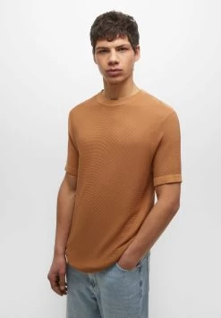 PULL & BEAR Short Sleeve- Trui - Orange