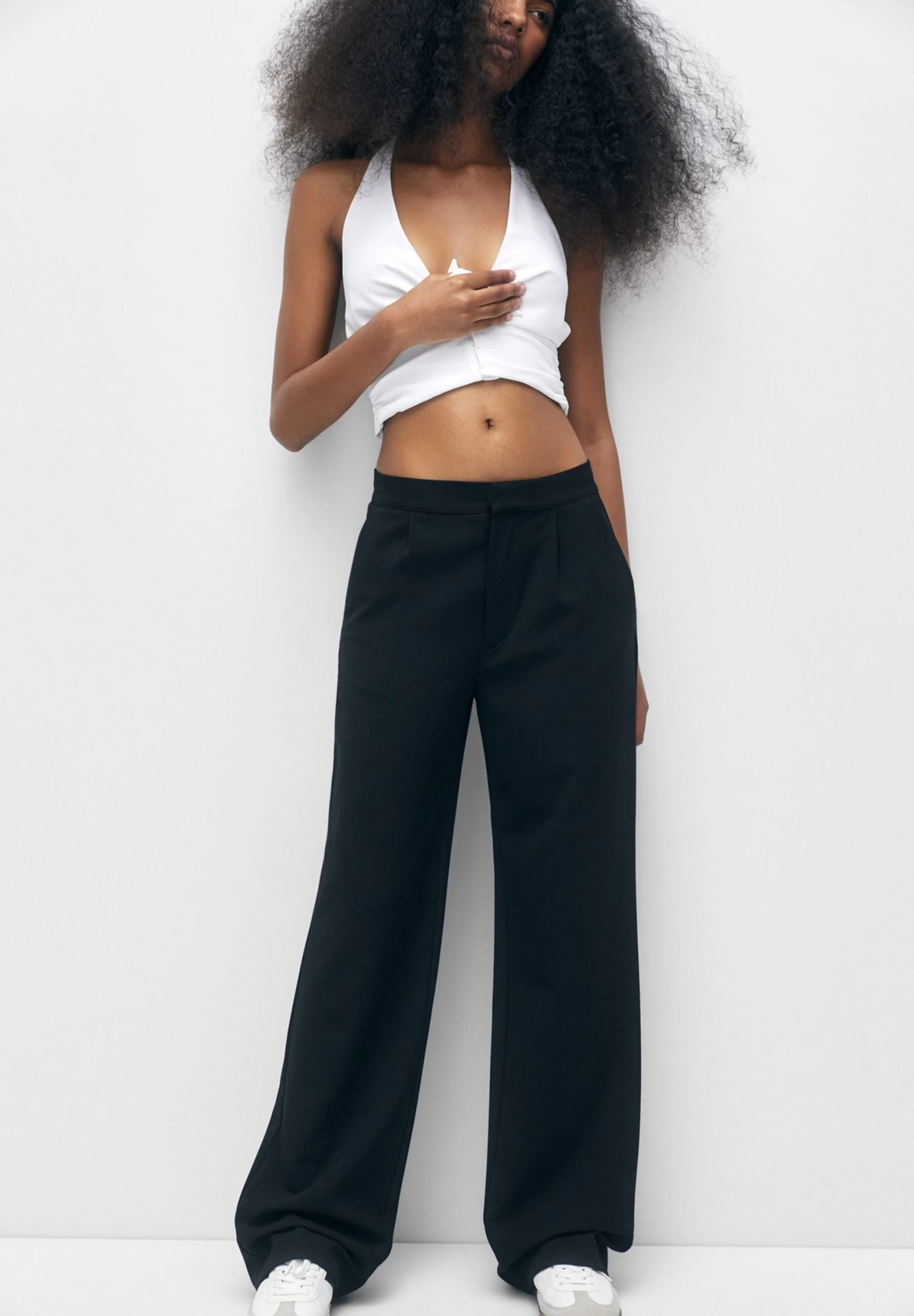 PULL & BEAR Broek - Black 1 PULL & BEAR Broek - Black