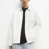 PULL & BEAR Utility Worker - Lichte Jas - White
