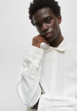 PULL & BEAR Basic - Overhemd - White -PULL BEAR Winkel 747f682ef8b64232a7226fe2bbaefcd9