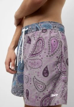 PULL & BEAR Patchwork Trunks - Zwemshorts - Lilac -PULL BEAR Winkel 748636e8ca90410e83d4a279695d8913