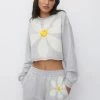 PULL & BEAR Smiley- Shorts - Grey
