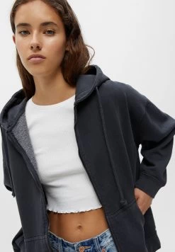 PULL & BEAR Sweater Met Rits - Mottled Dark Grey 10 PULL & BEAR Sweater Met Rits - Mottled Dark Grey -PULL BEAR Winkel 75e70ed4d10c49bfbbd4f0cdba61d0ca