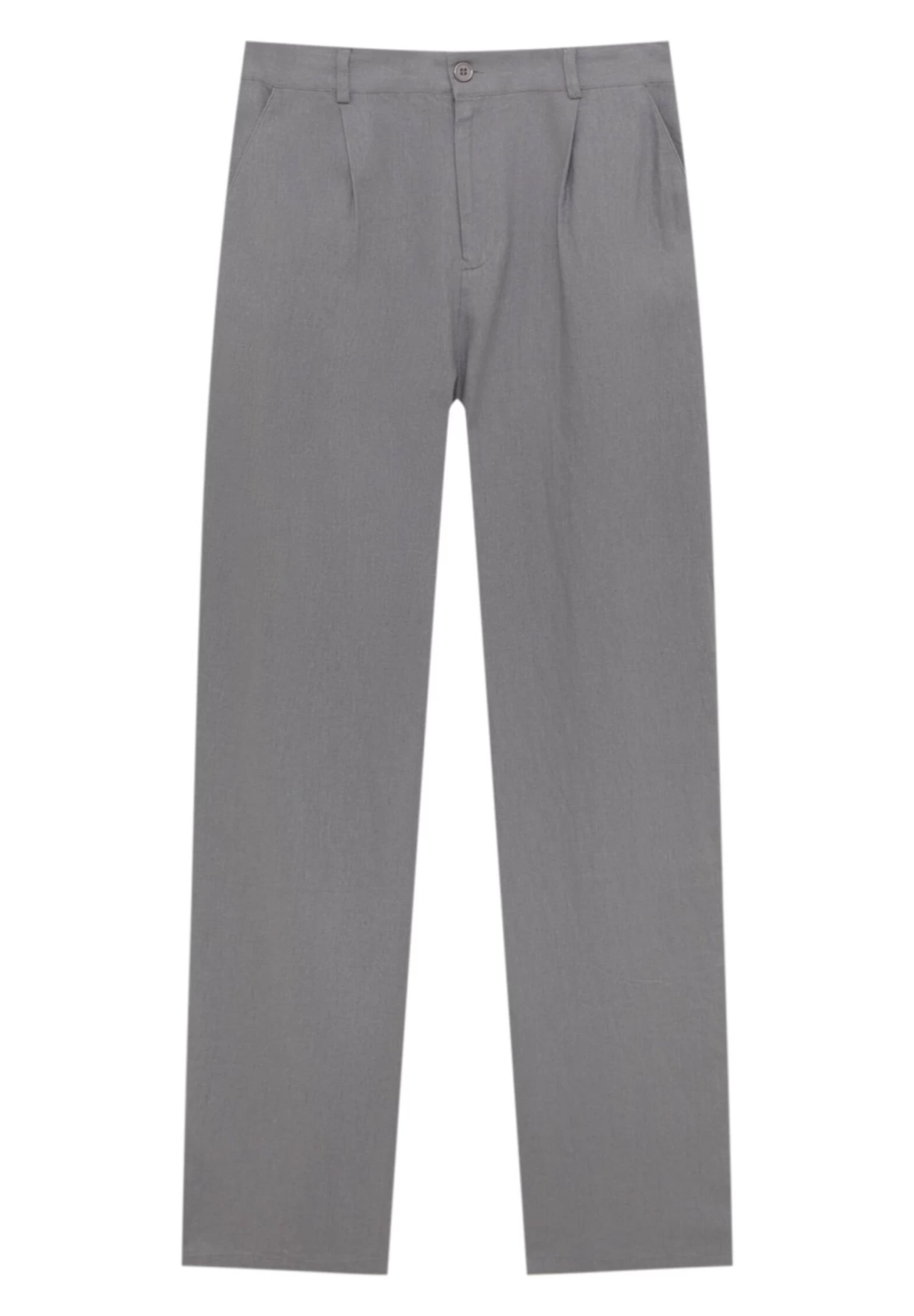 PULL & BEAR Rustic Straight Fit- Broek - Grey 8 PULL & BEAR Rustic Straight Fit- Broek - Grey - Afbeelding 8